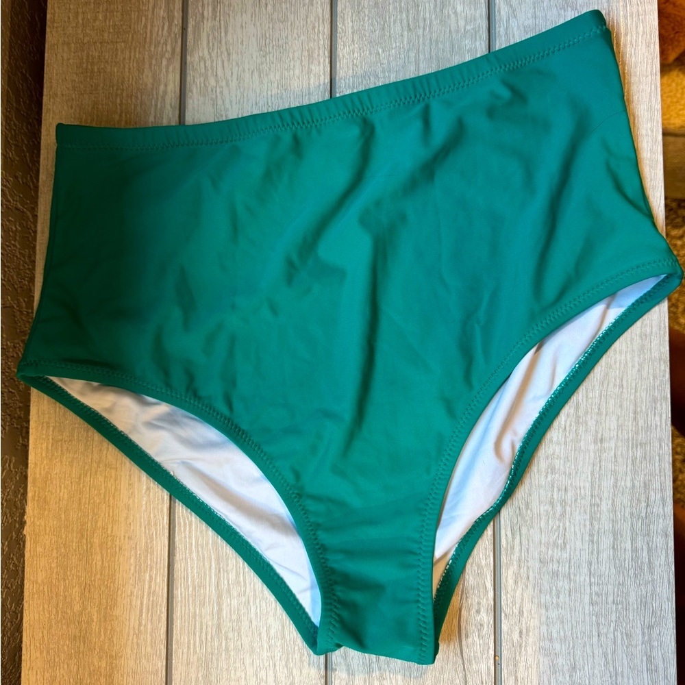 Versatile Teal Swimwear Bikini Bottoms